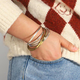 Boho Charm Beaded Leather Wrap Bracelet