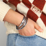 Boho Charm Beaded Leather Wrap Bracelet