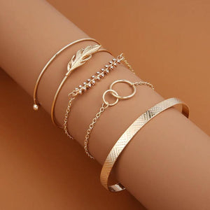 5 pcs Open bracelet Ladies' Style Bracelet