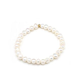 Freshwater Pearl Elastic Bracelet 6-7mm Charms Women Gift
