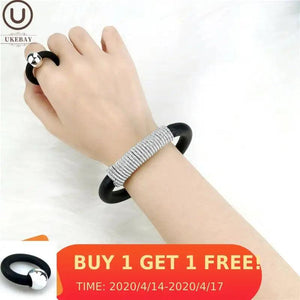 Bohemia Style Alloy Bracelets Rubber Soft Bracelet Women Charm Bangles