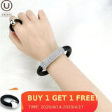 Bohemia Style Alloy Bracelets Rubber Soft Bracelet Women Charm Bangles