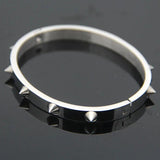 Punk Bracelet Retro Double Arrow Stainless Steel Rivet Cuff Bangle