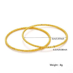 5.0CM/2PCS Baby Bangles Hand Bracelets Cute Jewelry