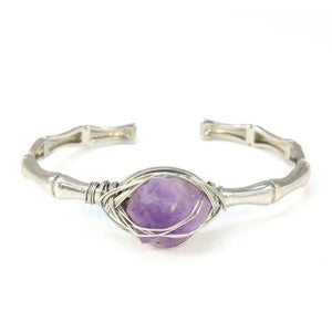 KFT Stone Bangles Cuff Bracelets for Women Girls Kids