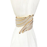 Metal Cuff Bracelet & Angel Feather Wings Charm Bracelet