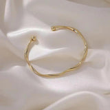 Twisted Metal Cuff Bracelet Girls Accessories