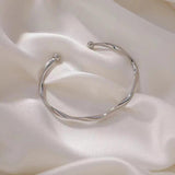 Twisted Metal Cuff Bracelet Girls Accessories