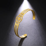Adjustable Stainless Steel Roman Column Bangle