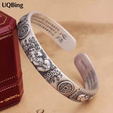 Silver Vintage Elephant Bangle & Bracelet 925 Stamp