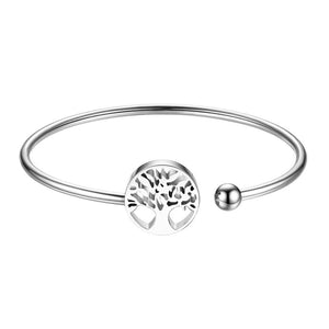 Life Tree Jewelry Women's Silver Cuff Bracelet Gift