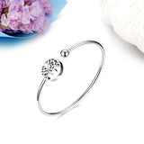 Life Tree Jewelry Women's Silver Cuff Bracelet Gift