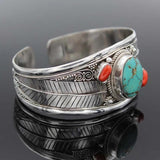 Vintage Bohemia Red Stone Bracelet for Women