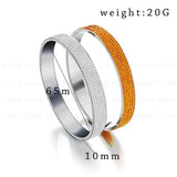 UZone Charm Bracelet 5 Rows Zircon Bangle For Bride Wedding Gift