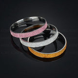 UZone Charm Bracelet 5 Rows Zircon Bangle For Bride Wedding Gift
