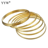 Roman Stainless Steel Bangle Lover Charm Bracelet Wide Cuff 7PCs/Set