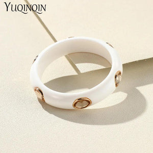 Vintage Colorful Resin Crystal Bangle for Women