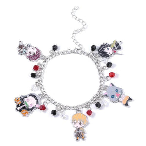 Demon Slayer Metal Enamel Cartoon Bracelet