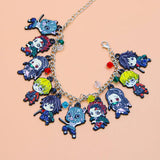 Demon Slayer Metal Enamel Cartoon Bracelet