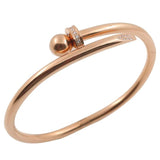Stainless Steel Crystal Bracelets Bangle for Women Girl Gift