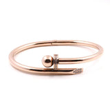 Stainless Steel Crystal Bracelets Bangle for Women Girl Gift