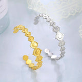 Skyrim Bohemian Sun Cuff Bracelet Stainless Steel Bangle