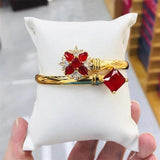 Lady Zircon Rhinestone Bracelet - Wedding Party Jewelry Gift