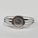 316L Stainless Steel Rooster Image Bracelet for Women