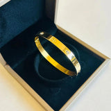 Zircon Cross Nut Nail Bracelet Bangle Stainless Steel Jewelry