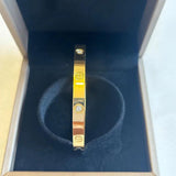 Zircon Cross Nut Nail Bracelet Bangle Stainless Steel Jewelry