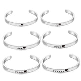 Mama Bear Bracelet Stainless Steel Adjustable Cuff