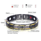 Titanium Magnetic Therapy Bracelet Arthritis Pain Relief