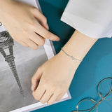 Stainless Steel Open Knot Cuff Bangle Bracelet for Women