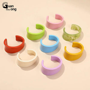 Guanlong Acrylic Charm Bracelet Bangle for Ladies