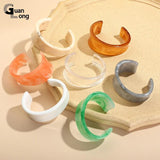 Guanlong Acrylic Charm Bracelet Bangle for Ladies