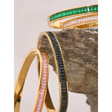 Waterproof CZ Stainless Steel Bracelet for Women