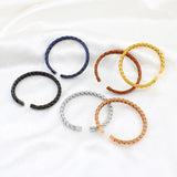 Vintage Stainless Steel Cable Wire Bracelet Bangle