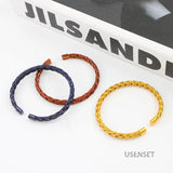 Vintage Stainless Steel Cable Wire Bracelet Bangle