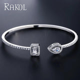 CZ Adjustable Open Bracelet for Women