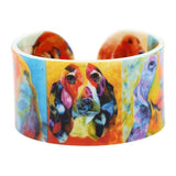 Basset Hound Bangle Bracelet Animal Jewelry Dog Lover Souvenir