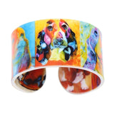 Basset Hound Bangle Bracelet Animal Jewelry Dog Lover Souvenir