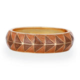 Geometric Punk Metal Slim Cuff Wide Bracelet