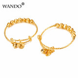 2pcs Dubai Bangles For Baby/Kids Ethiopian Bracelet Bangle