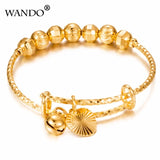 2pcs Dubai Bangles For Baby/Kids Ethiopian Bracelet Bangle