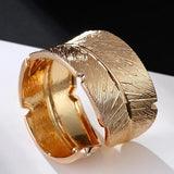 Leaves Crystal Charm Bangle Bracelet For Gift