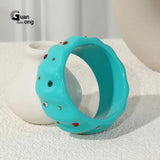 Geometric Indian Cuff Bangles for Women Colorful Jewelry Gift