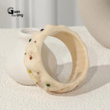 Geometric Indian Cuff Bangles for Women Colorful Jewelry Gift