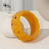 Geometric Indian Cuff Bangles for Women Colorful Jewelry Gift
