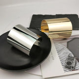 Big Metal Bracelet For Women Cuff Bangle Jewelry Punk