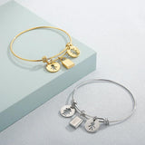 Boho Boy & Girl Charm Bracelet Love Padlock Cute Cartoon Companion